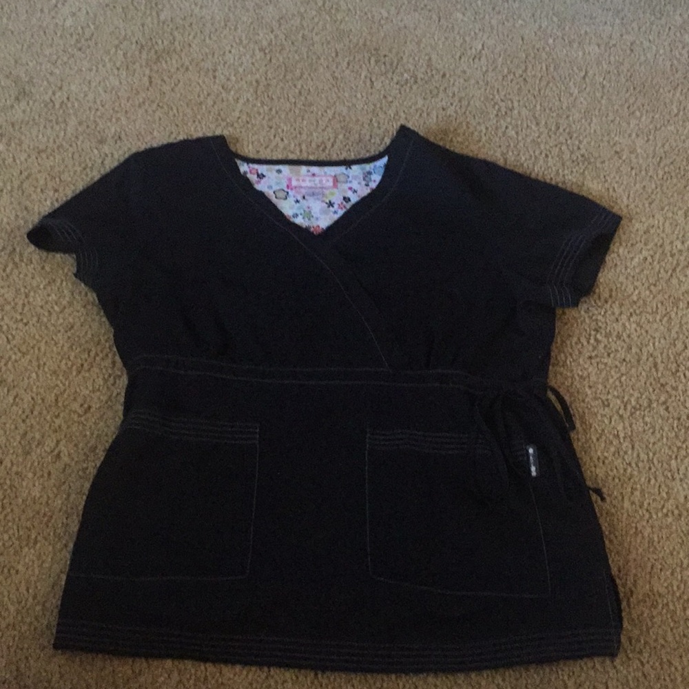 Koi scrub top